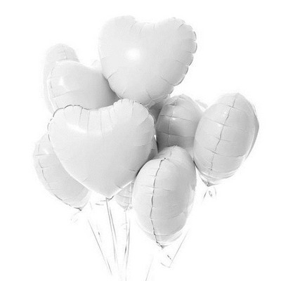 18 ιντσών Rose Gold Heart Foil Balloons Wedding Ballons Helium Globos Διακοσμήσεις για πάρτι για παιδιά Προμήθειες παιδικού ντους