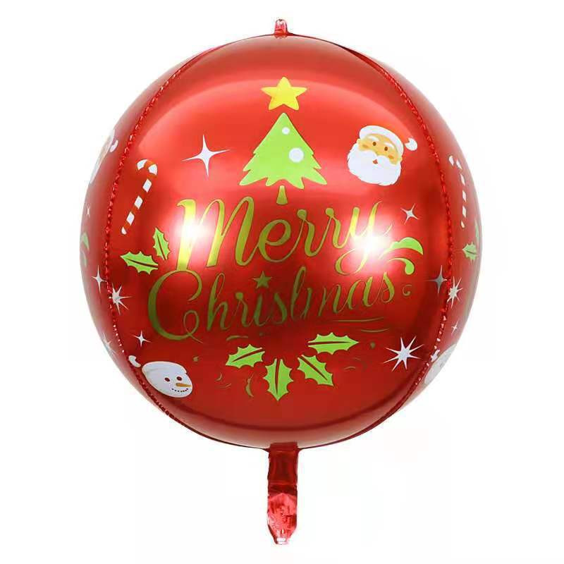 22 inch 4D Balon de Crăciun Moș Crăciun Decor de Anul Nou Balon de Halloween Horror Theme Party Supplies Decorare