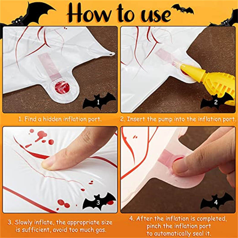 22 inch 4D Balon de Crăciun Moș Crăciun Decor de Anul Nou Balon de Halloween Horror Theme Party Supplies Decorare