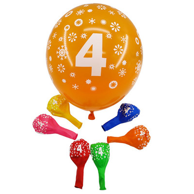 Amawill 10 buc Balon Digital pentru Ziua Nașterii Balon din Latex Număr 1 2 3 4 5 6 7 8 9 Ani 1-a 2-a Decorare pentru petrecere de aniversare Copii 75