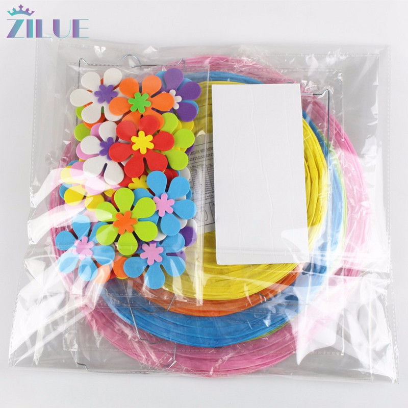 Zilue 5tk/partii Paberlatern Segavärviline Hibiscus DIY Lilled Paberlaternad Rippuvad Luau Hawaii Baby Shower Peokaunistused