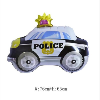 Uus autokujuline alumiiniumkile õhupall koolibussi rongipaak Ekskavaatorlennuk gloobused lastele sünnipäevapeo kaunistus õhupall