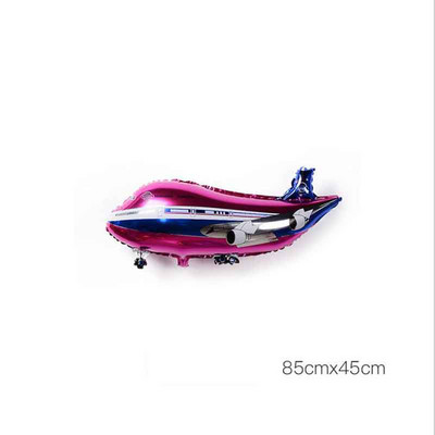 Uus autokujuline alumiiniumkile õhupall koolibussi rongipaak Ekskavaatorlennuk gloobused lastele sünnipäevapeo kaunistus õhupall