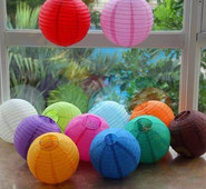 20gab Vidus rudens dienas apaļš papīrs Laternas lodīšu abažūrs kāzu dzimšanas diena Ziemassvētku dekorēšana ballītes festivāla rotājumi bērnu DIY rotaļlieta