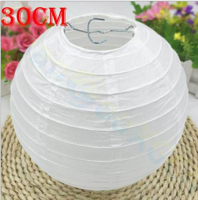 20gab Vidus rudens dienas apaļš papīrs Laternas lodīšu abažūrs kāzu dzimšanas diena Ziemassvētku dekorēšana ballītes festivāla rotājumi bērnu DIY rotaļlieta