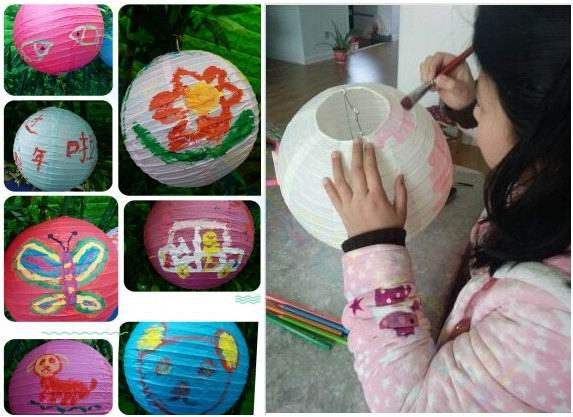 20gab Vidus rudens dienas apaļš papīrs Laternas lodīšu abažūrs kāzu dzimšanas diena Ziemassvētku dekorēšana ballītes festivāla rotājumi bērnu DIY rotaļlieta