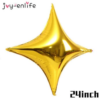 JOY-ENLIFE Μπαλόνια για πάρτι γενεθλίων Big Moon Star Balloons Αλουμινόχαρτο Αερομπαλόνια Baby Shower Διακόσμηση γενεθλίων προμήθειες για πάρτι