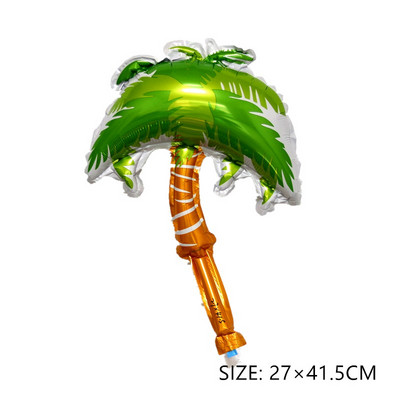 Atogrąžų augalas Kokoso medžio kaktusas Aliuminio folijos balionas Žemės dienos žalia tema Dekoravimo reikmenys Vaikų gimtadienio dovanos