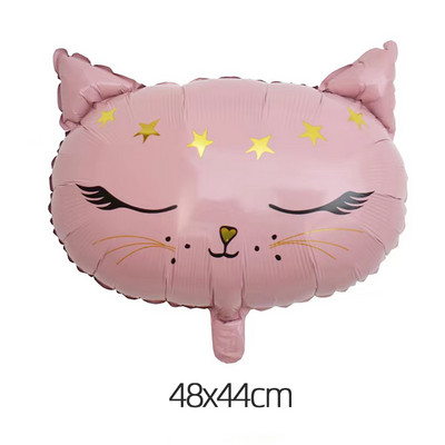 New Crown Beauty Cat Balon din film de aluminiu pentru copii, fete, balon pentru petrecerea de aniversare, decorare pentru Ziua Îndrăgostiților, recuzită fotografică