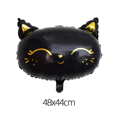 New Crown Beauty Cat Balon din film de aluminiu pentru copii, fete, balon pentru petrecerea de aniversare, decorare pentru Ziua Îndrăgostiților, recuzită fotografică