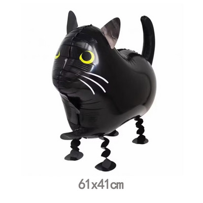 New Crown Beauty Cat Balon din film de aluminiu pentru copii, fete, balon pentru petrecerea de aniversare, decorare pentru Ziua Îndrăgostiților, recuzită fotografică