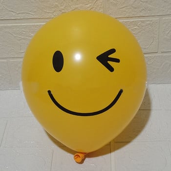 10 τμχ 10 ιντσών Σκούρο κίτρινο Smiley Μπαλόνια Χρόνια Πολλά Σύνθεση πάρτι Λεμόνι Κίτρινο Χαμόγελο Διάταξη Μπαλόνι Μπαλόνι Μπαλόνι Μπαλόνι