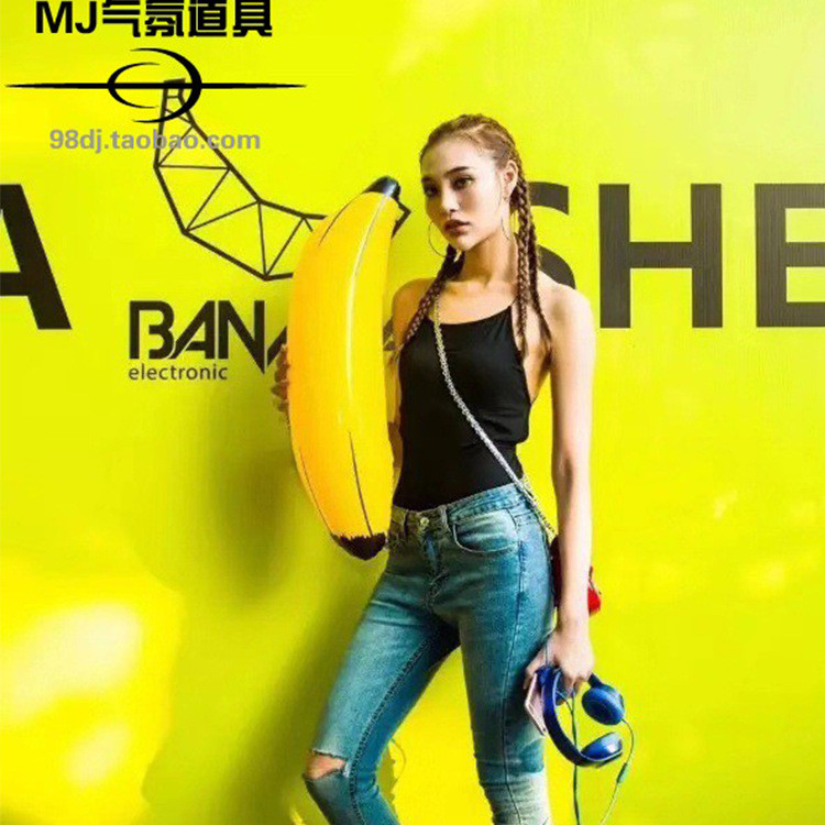 Täispuhutavad banaanimänguasi õhupallid baari atmosfäär Rekvisiidid Meelelahutus Lavarekvisiidid Täispuhutavad banaanid Palju õnne sünnipäevaks peokaunistused lapsed