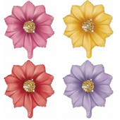 4 τεμ/παρτίδα Sunflower Flower Balloons Μωβ Ροζ Κίτρινο Μαργαρίτα Γενέθλια Πάρτι Αγίου Βαλεντίνου Διακοσμητικό μπαλόνι γάμου