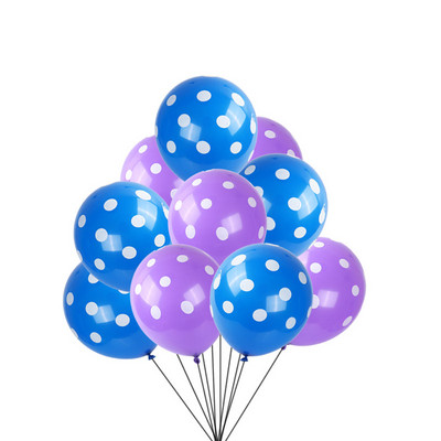 10/20 buc. Baloane din latex cu buline de 12 inch alb-negru pentru ziua de nastere a bebelusului Articole pentru decorare nunta Baloane pentru petrecere multicolore