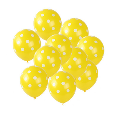 10/20 buc. Baloane din latex cu buline de 12 inch alb-negru pentru ziua de nastere a bebelusului Articole pentru decorare nunta Baloane pentru petrecere multicolore