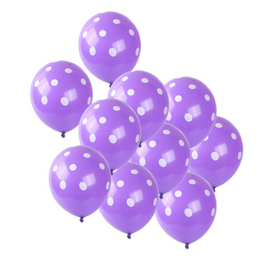 10/20 buc. Baloane din latex cu buline de 12 inch alb-negru pentru ziua de nastere a bebelusului Articole pentru decorare nunta Baloane pentru petrecere multicolore