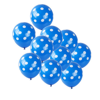 10/20 buc. Baloane din latex cu buline de 12 inch alb-negru pentru ziua de nastere a bebelusului Articole pentru decorare nunta Baloane pentru petrecere multicolore