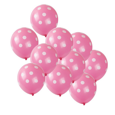 10/20 buc. Baloane din latex cu buline de 12 inch alb-negru pentru ziua de nastere a bebelusului Articole pentru decorare nunta Baloane pentru petrecere multicolore