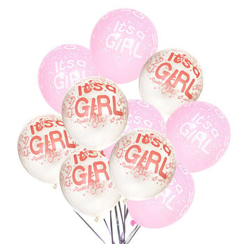 Baby Shower Balloons Its A Boy It\'s A Girl Μπαλόνια Αποκάλυψη φύλου Διακοσμήσεις πάρτι γενεθλίων Μπαλόνι ηλίου 10 τμχ/παρτίδα 12 ιντσών