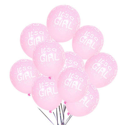 Baloane Baby Shower Este un băiat Este o fată Baloane Sex Reveal Decoratiuni pentru petrecerea de aniversare Balon cu heliu 10 buc/lot 12 inch