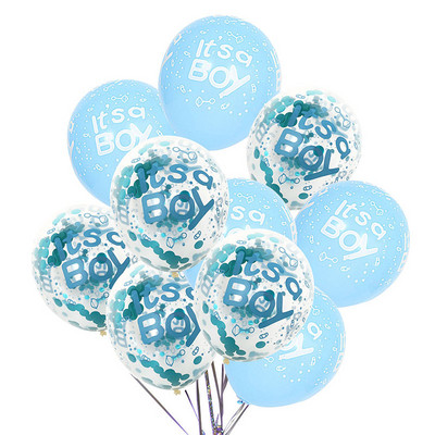 Baloane Baby Shower Este un băiat Este o fată Baloane Sex Reveal Decoratiuni pentru petrecerea de aniversare Balon cu heliu 10 buc/lot 12 inch