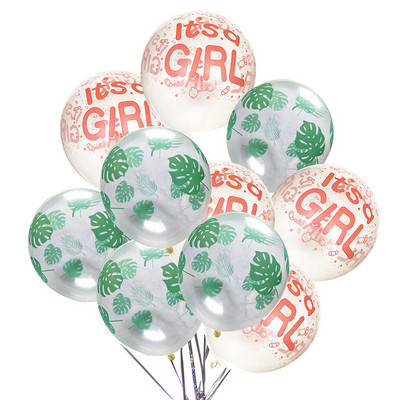 Baloane Baby Shower Este un băiat Este o fată Baloane Sex Reveal Decoratiuni pentru petrecerea de aniversare Balon cu heliu 10 buc/lot 12 inch