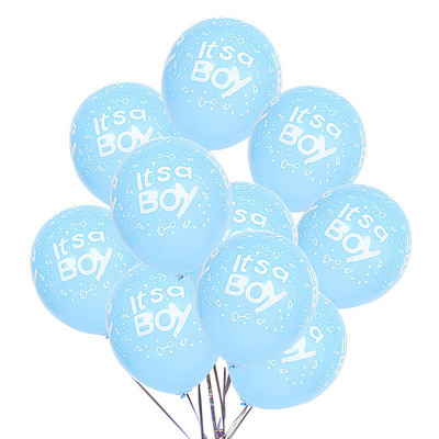 Baloane Baby Shower Este un băiat Este o fată Baloane Sex Reveal Decoratiuni pentru petrecerea de aniversare Balon cu heliu 10 buc/lot 12 inch