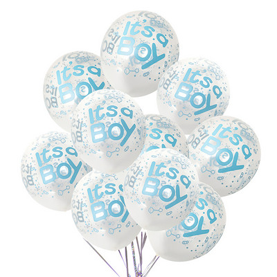 Baloane Baby Shower Este un băiat Este o fată Baloane Sex Reveal Decoratiuni pentru petrecerea de aniversare Balon cu heliu 10 buc/lot 12 inch