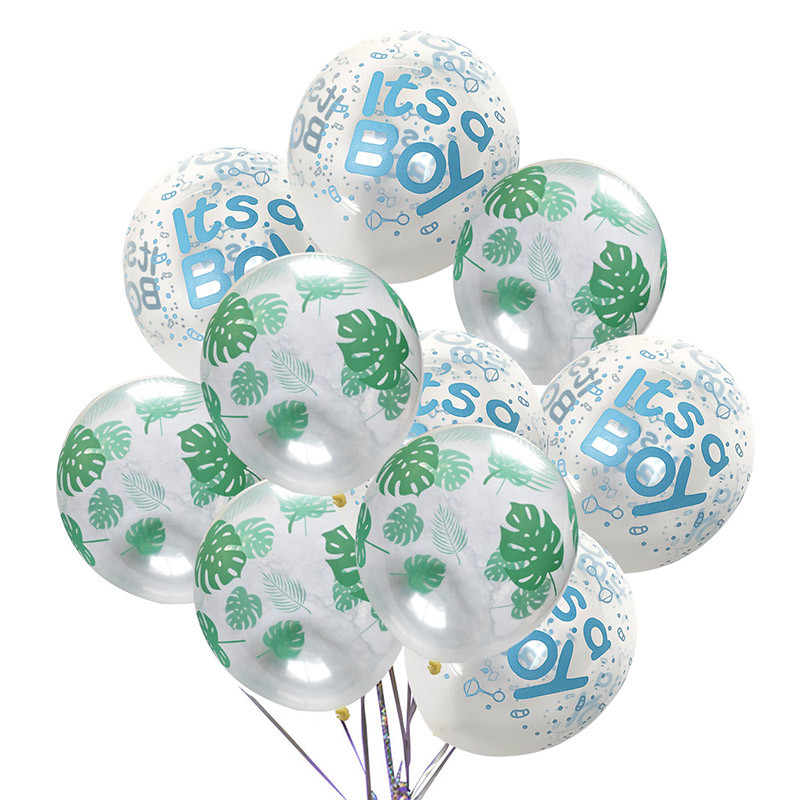 Baloane Baby Shower Este un băiat Este o fată Baloane Sex Reveal Decoratiuni pentru petrecerea de aniversare Balon cu heliu 10 buc/lot 12 inch