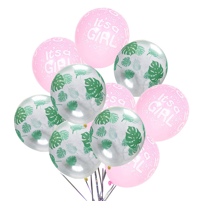 Baloane Baby Shower Este un băiat Este o fată Baloane Sex Reveal Decoratiuni pentru petrecerea de aniversare Balon cu heliu 10 buc/lot 12 inch