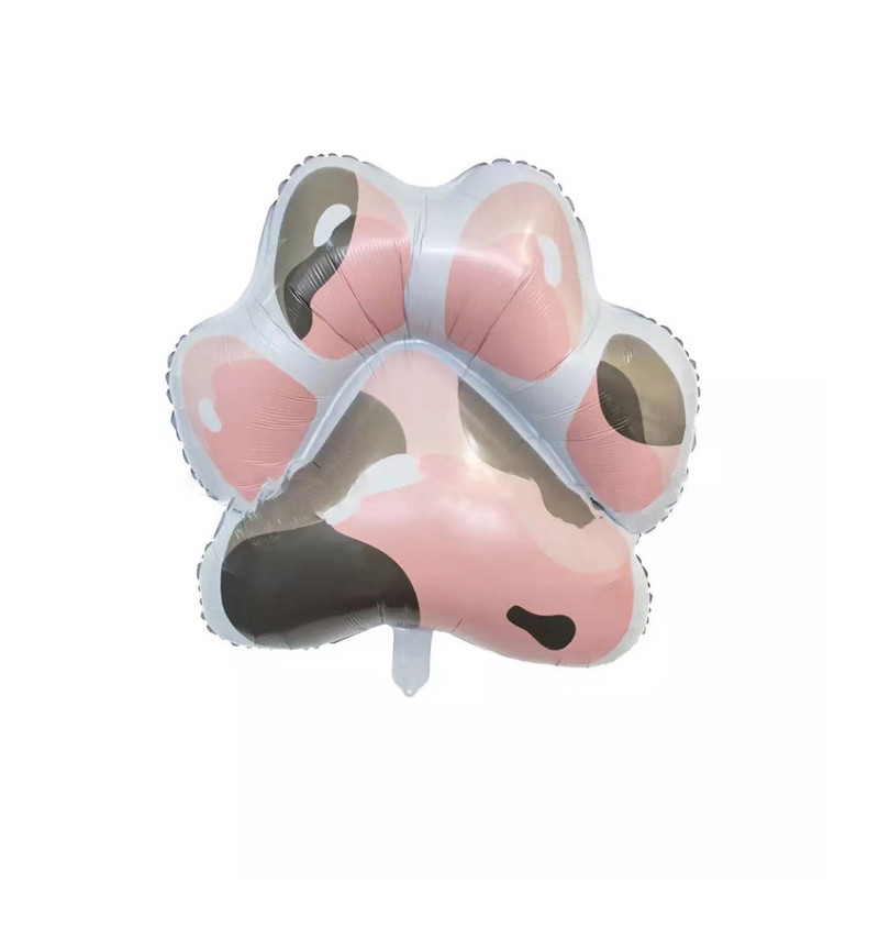 5 τεμ. Pets Dog Paw Κόκκαλο αλουμινόχαρτο Balloons Let's Pawty Balloon Party Supplies Paws Εκτυπώσεις Μπαλόνια Διακοσμήσεις για πάρτι γενεθλίων για σκύλους