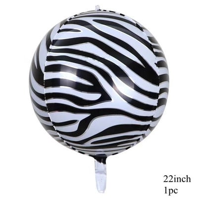 10 buc. Baloane cu model de animale Jungle Safari Baloane de decorare pentru petrecerea de aniversare pentru animale din pădure.