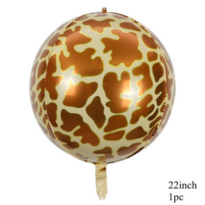 10 buc. Baloane cu model de animale Jungle Safari Baloane de decorare pentru petrecerea de aniversare pentru animale din pădure.