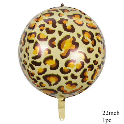 10 buc. Baloane cu model de animale Jungle Safari Baloane de decorare pentru petrecerea de aniversare pentru animale din pădure.