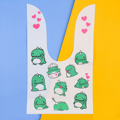 50 vnt. Triušio ausų maišeliai Sausainiai Saldainiai Dovanų plastikiniai maišeliai Linksmų Velykų kepimo pakuotės sausainiams Užkandžių vakarėlio reikmenys