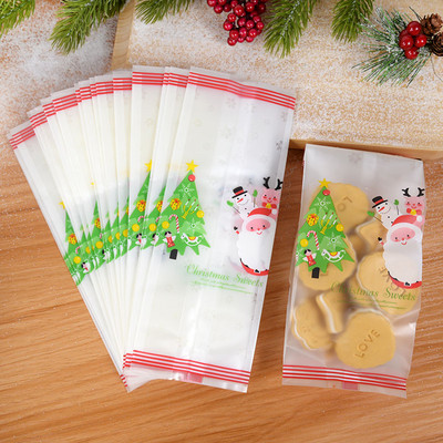 25 tükki jõuluvana kott jõulukinke kotid 2023 uusaasta jõuluküpsised kommide pakendikott 23* 8cm