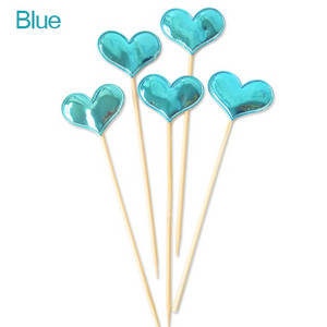 Wedding Cupcake Topper Σετ Love Heart Sweet Lovers Cake Topper για την επέτειο του Αγίου Βαλεντίνου Διακοσμήσεις τούρτας για πάρτι γάμου