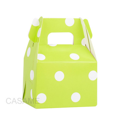 12 buc cutie de bomboane de hârtie pentru ziua de naștere favoruri de nuntă cutii de bomboane cu buline pentru copii, cutie de bomboane pentru petreceri, bricolaj, cutie de cadou, pungă de bomboane cu polka