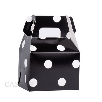 12 buc cutie de bomboane de hârtie pentru ziua de naștere favoruri de nuntă cutii de bomboane cu buline pentru copii, cutie de bomboane pentru petreceri, bricolaj, cutie de cadou, pungă de bomboane cu polka