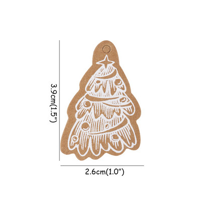 50 tk Häid jõule Aitäh jõupaberist sildid Jõulupuu rippuv silt Navidad uue aasta peo kinkekaardi kaunistused koju