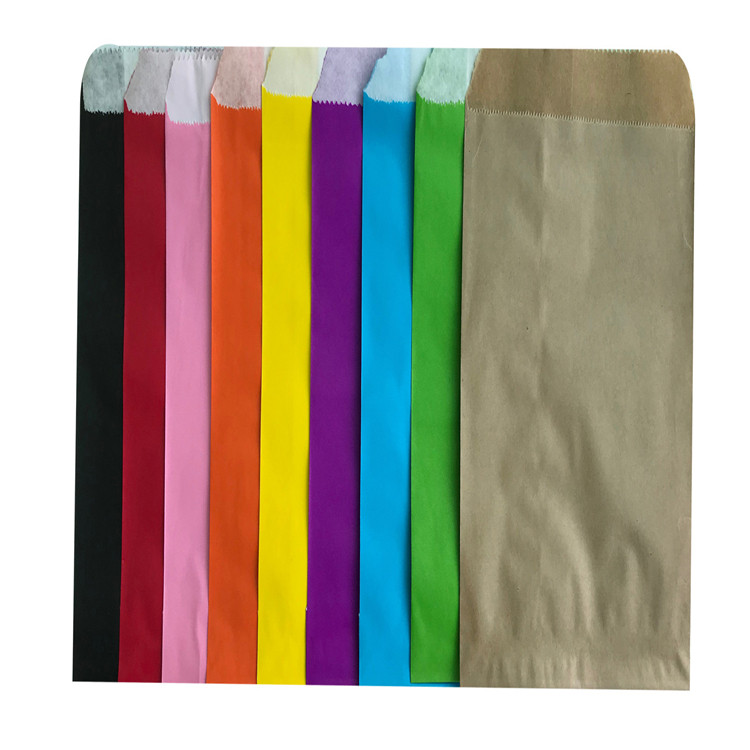 50/100 bucăți/culoare cadou sac de hârtie kraft bomboane pâine gustare sac de siguranță alimentară pentru ziua de naștere cadou de nuntă sac de ambalare pentru oaspeți