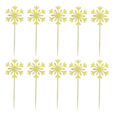 20/50 de bucăți drăguț pentru tort cu fulgi de zăpadă, pentru cupcake, pentru Crăciun, baby shower, petrecere de nuntă, accesorii de decor pentru prăjituri cu sclipici