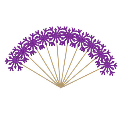 20/50 de bucăți drăguț pentru tort cu fulgi de zăpadă, pentru cupcake, pentru Crăciun, baby shower, petrecere de nuntă, accesorii de decor pentru prăjituri cu sclipici