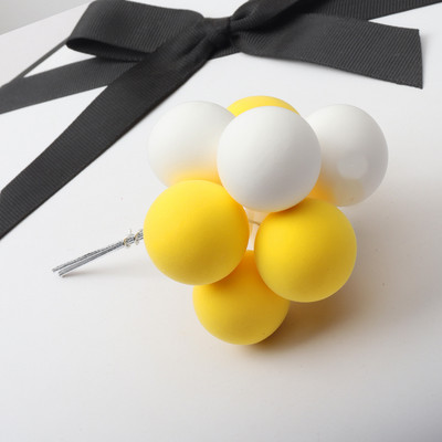 8Pcs/set šareni kuglični snop glineni baloni vrh torte kreativna cupcake čestitka zastavica rođendanska zabava Baby Shower ukras za desert