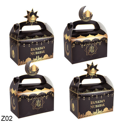 4 tk ramadaani šokolaadikompvekkide kinkekarp Eid Mubaraki paberist pakkekarp Islami moslemifestivali peo ramadaani kaunistus 2022
