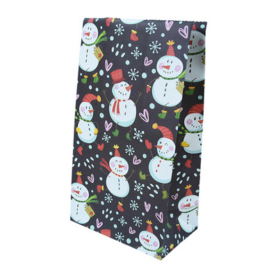 5/10 bucăți, hârtie kraft rezistentă la ulei, pungă de bomboane pentru prăjituri, pungă de ambalare pentru cadouri pentru mâncare de Crăciun, pentru petrecere de Crăciun, decorare de Anul Nou, Craciun 2022