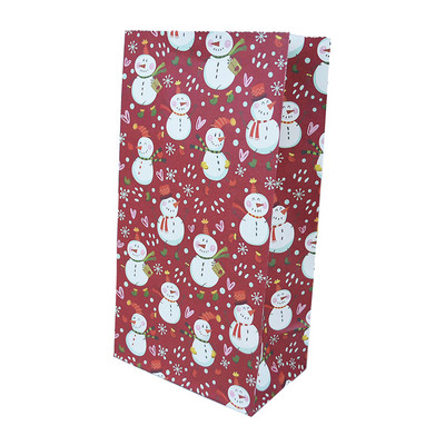 5/10 bucăți, hârtie kraft rezistentă la ulei, pungă de bomboane pentru prăjituri, pungă de ambalare pentru cadouri pentru mâncare de Crăciun, pentru petrecere de Crăciun, decorare de Anul Nou, Craciun 2022