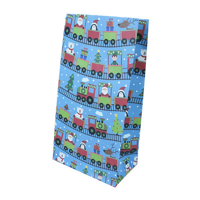 5/10 bucăți, hârtie kraft rezistentă la ulei, pungă de bomboane pentru prăjituri, pungă de ambalare pentru cadouri pentru mâncare de Crăciun, pentru petrecere de Crăciun, decorare de Anul Nou, Craciun 2022