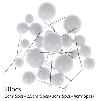 20 tk. Kuldse palliga koogitops Sünnipäevapeo tassikoogi pealiskaart Kaardilipud Beebiõhtu pulmade jõulutordi kaunistus